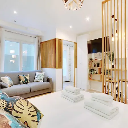 Apartman Charming With Ac -1br-3p- Sentier Párizs