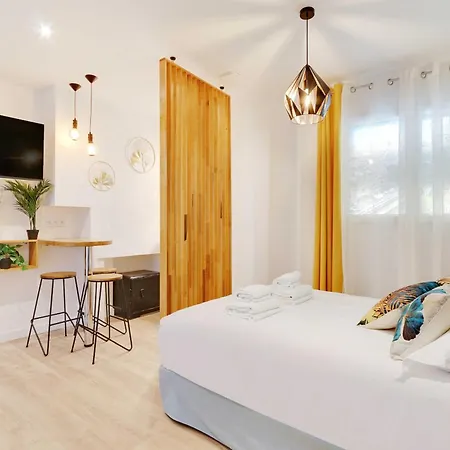 דירה Charming With Ac -1br-3p- Sentier *